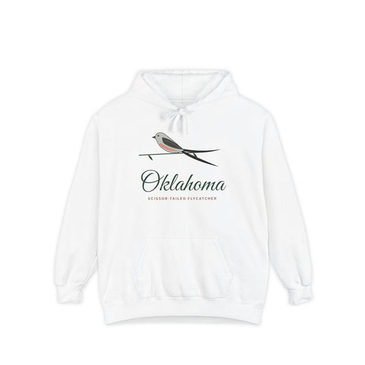 Scissortail Garden Script Oklahoma Hoodie | Comfort Colors