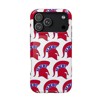 Bixby Spartan Red Logo Impact Resistant iPhone Case