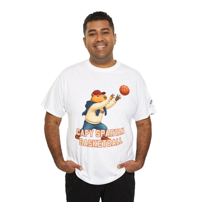 Capy Spartan Basketball Gildan Tee