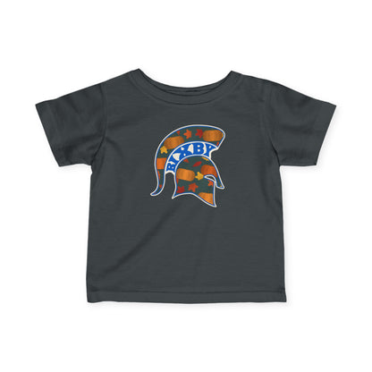 Bixby Spartans Pumpkin Patch Helmet Infant Tee – Baby Fall Pumpkin Shirt