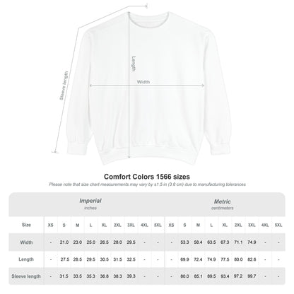 Oklahoma Wildflower Field Guide Crewneck Sweatshirt | Comfort Colors
