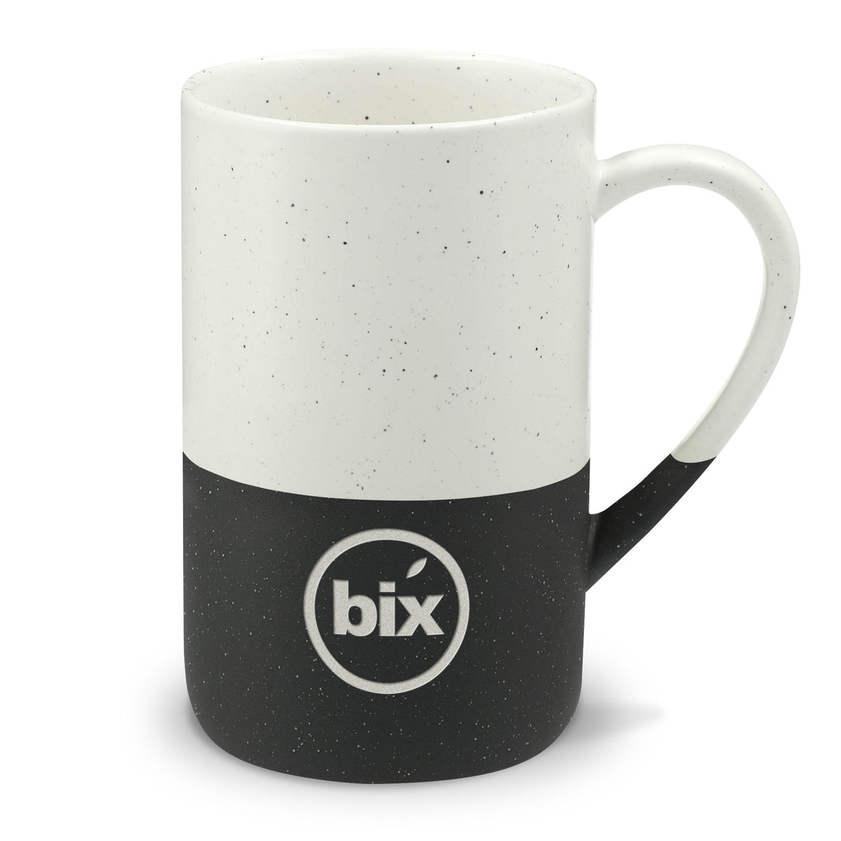 bix Stamp Engraved Speckled Mug