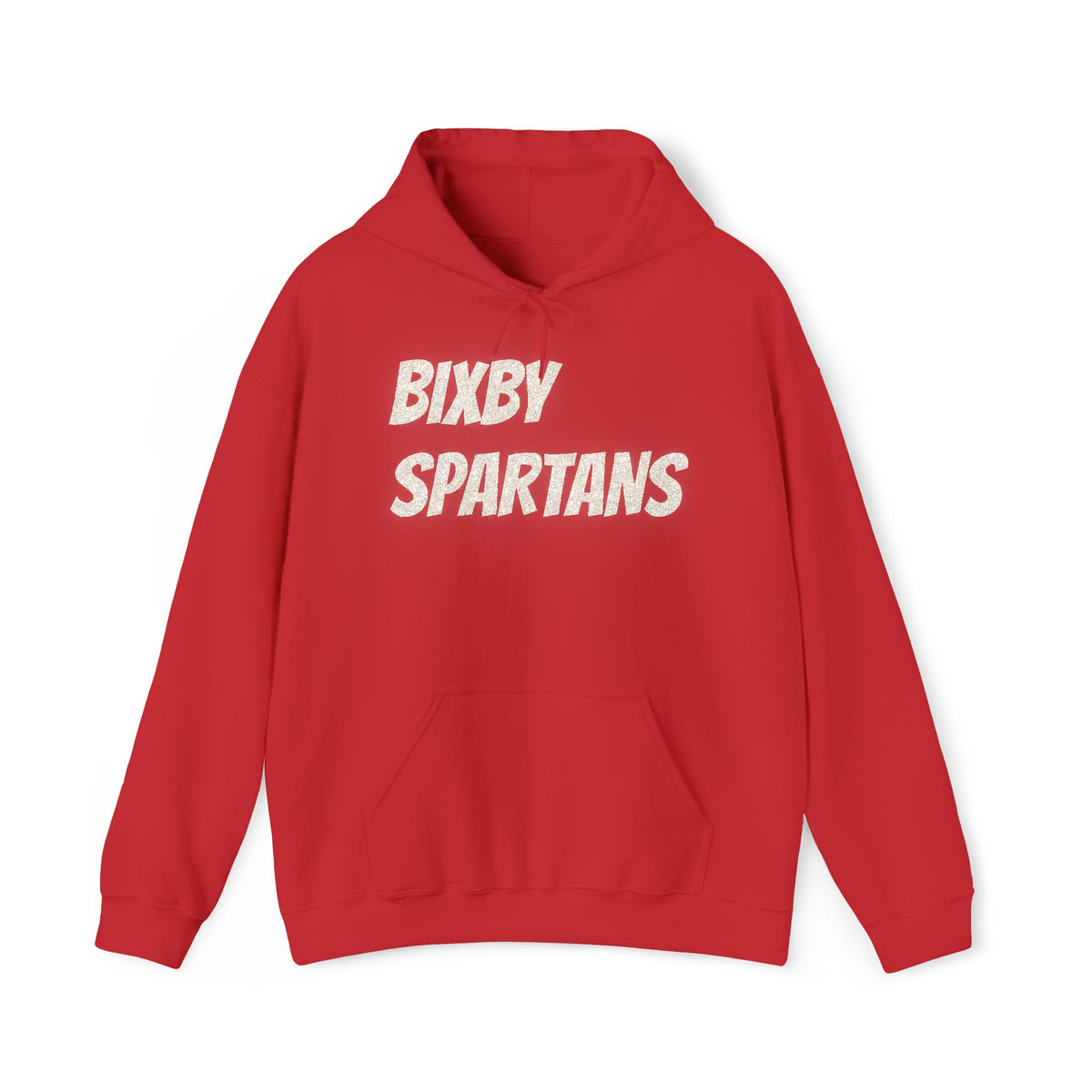 Bixby Spartans Glitter Ink Hoodie - School Spirit Pullover for Students & Fans