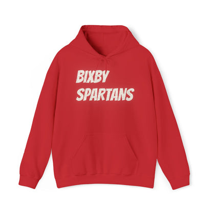 Bixby Spartans Glitter Ink Hoodie - School Spirit Pullover for Students & Fans