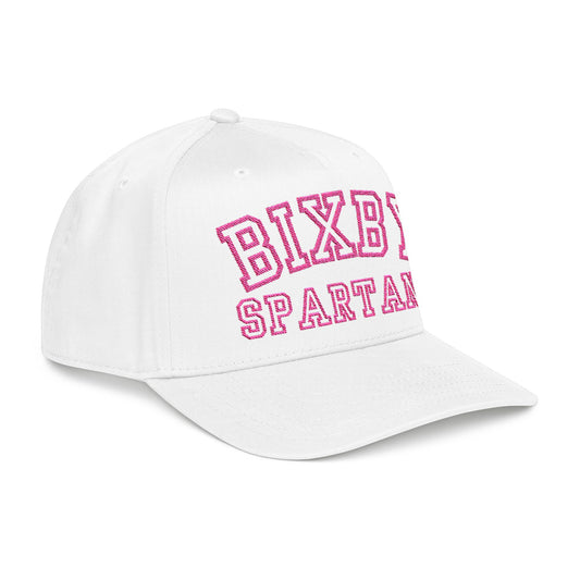 Bixby Spartans Pink Embroidered - Mid Profile Ballcap