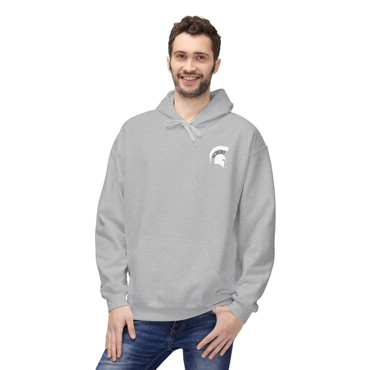 Bixby OK White Spartan Logo Gildan Hoodie