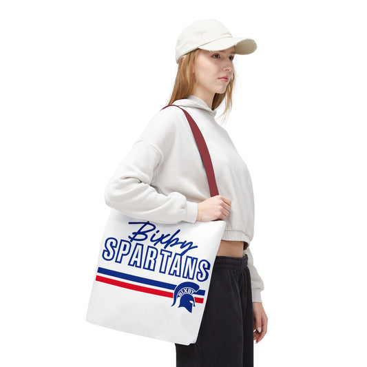 Bixby Spartans Polyester Tote Bag