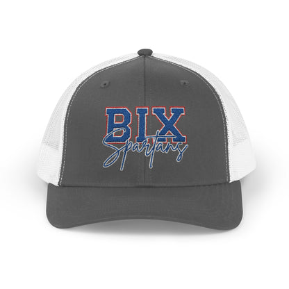 'BIX' Script Embroidered Trucker Snapback