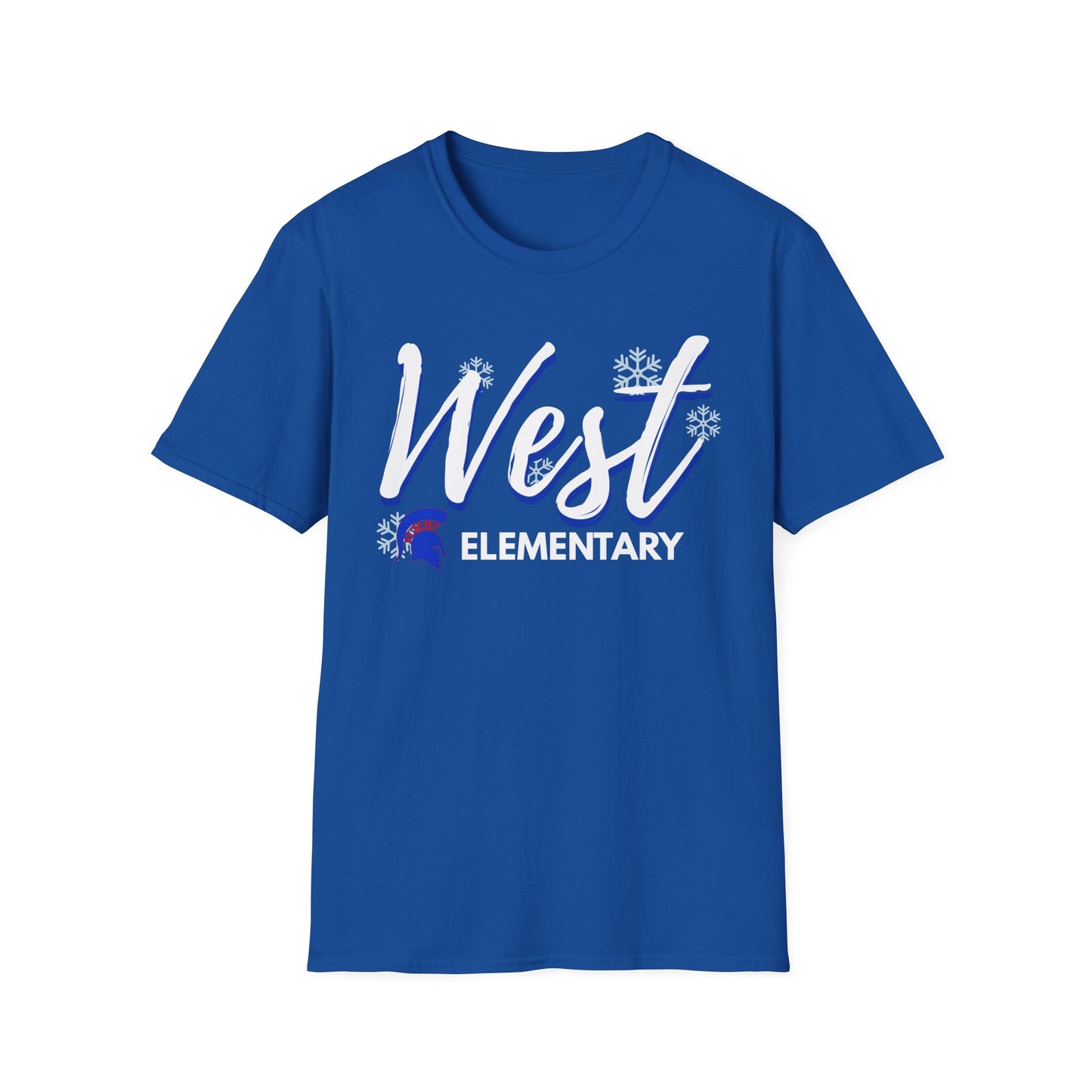 Bixby Spartan West Elementary Snow Day Softstyle Tee