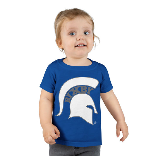 Spartan White Logo Toddler Gildan Tee