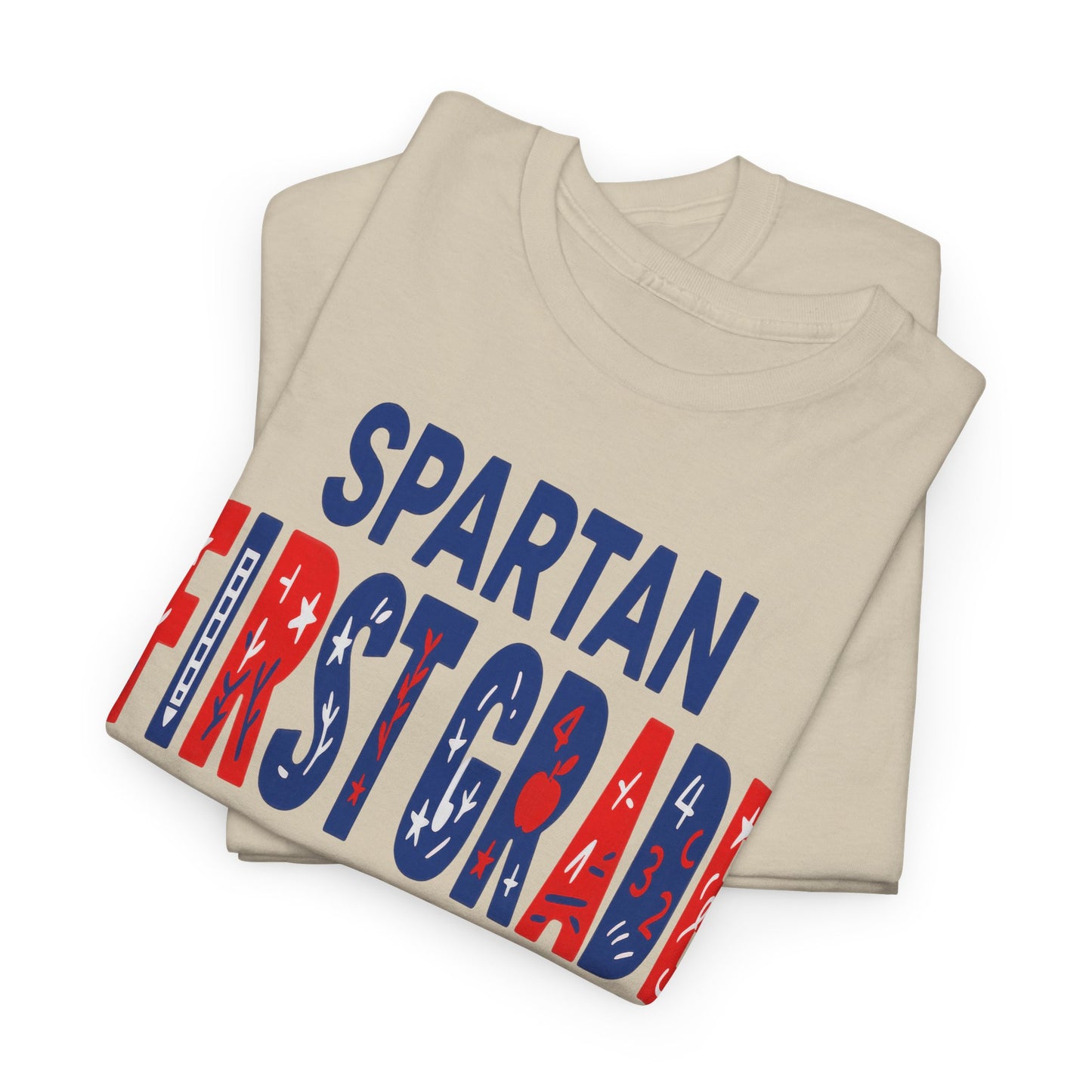 First Grade Spartan Gildan Tee