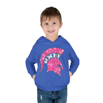 Bixby Spartans Pink Bling Toddler Rabbit Skins Hoodie