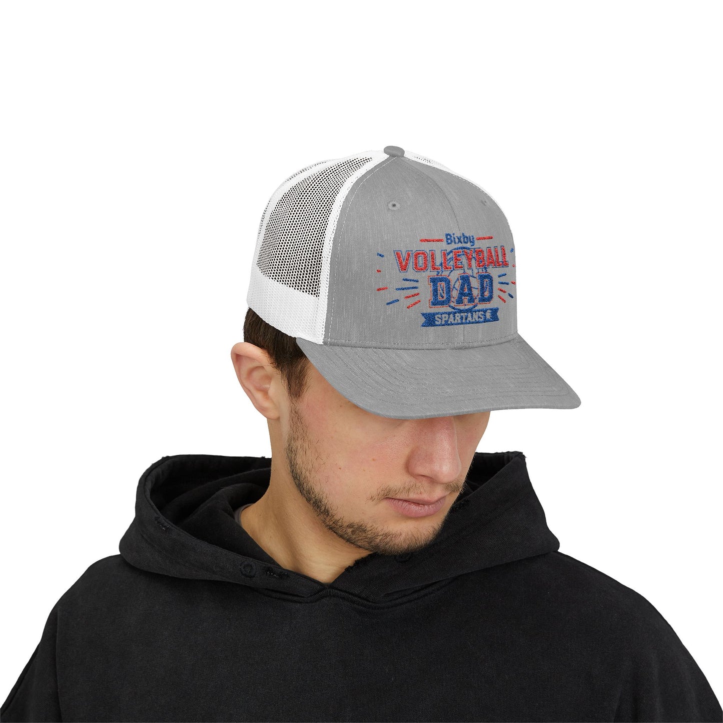 Spartan Volleyball Dad Trucker Snapback