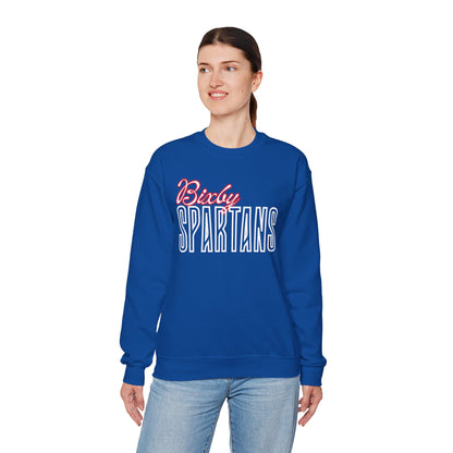 Bixby Spartans Cursive Gildan Sweatshirt