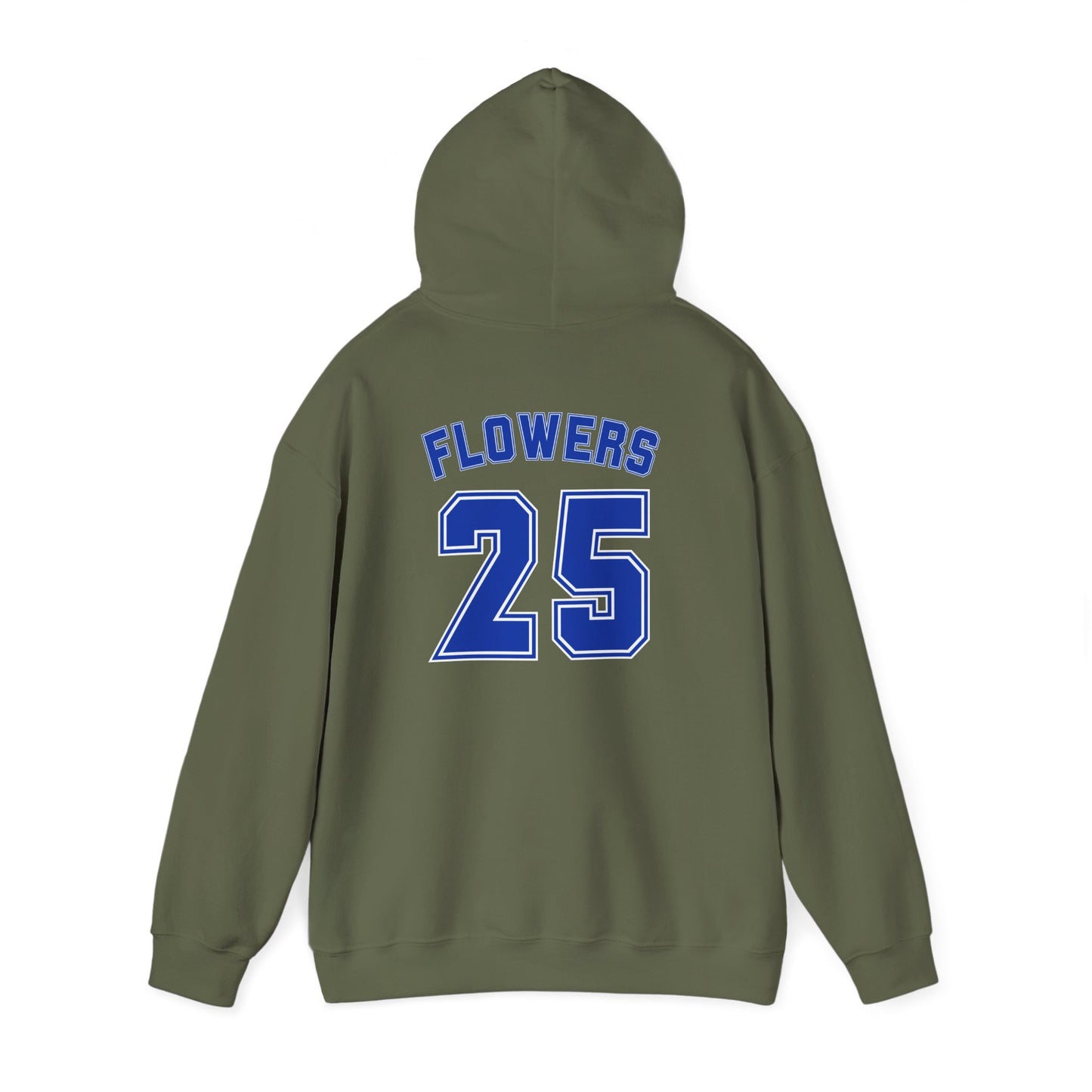 Bixby Spartans Basketball Gildan Hoodie with Back Player Print