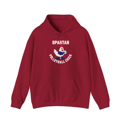 Bixby Spartan Volleyball Chick Gildan Hoodie