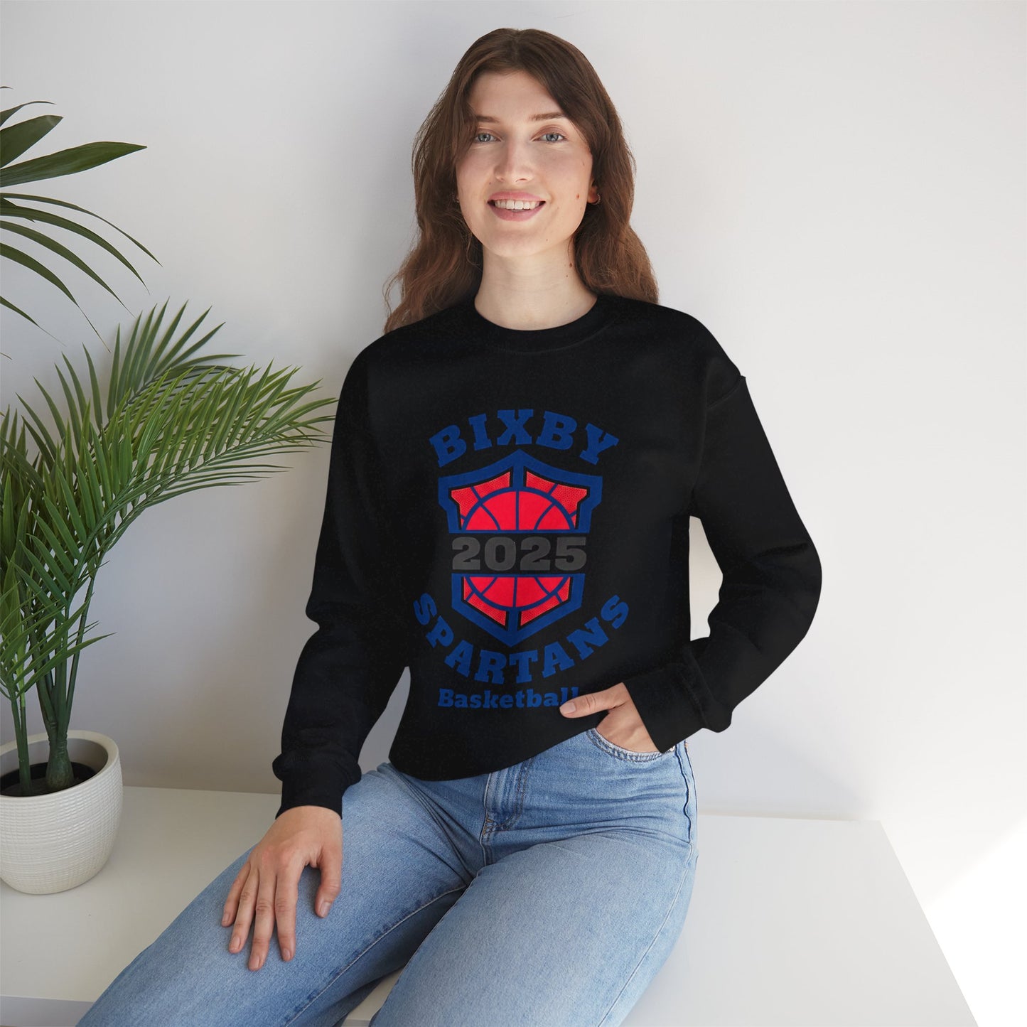 Bixby Spartans Basketball Gildan Sweatshirt