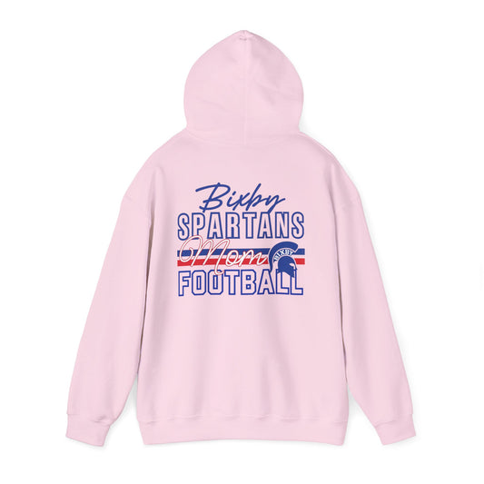 Bixby Spartans Football Mom Gildan Hoodie