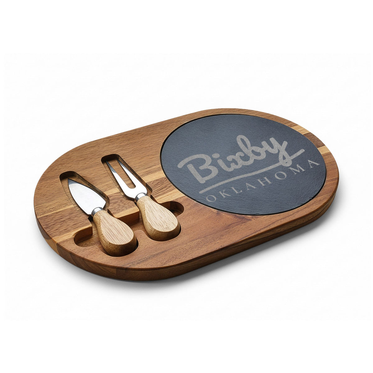 Bixby Garden Script Engraved Charcuterie Board