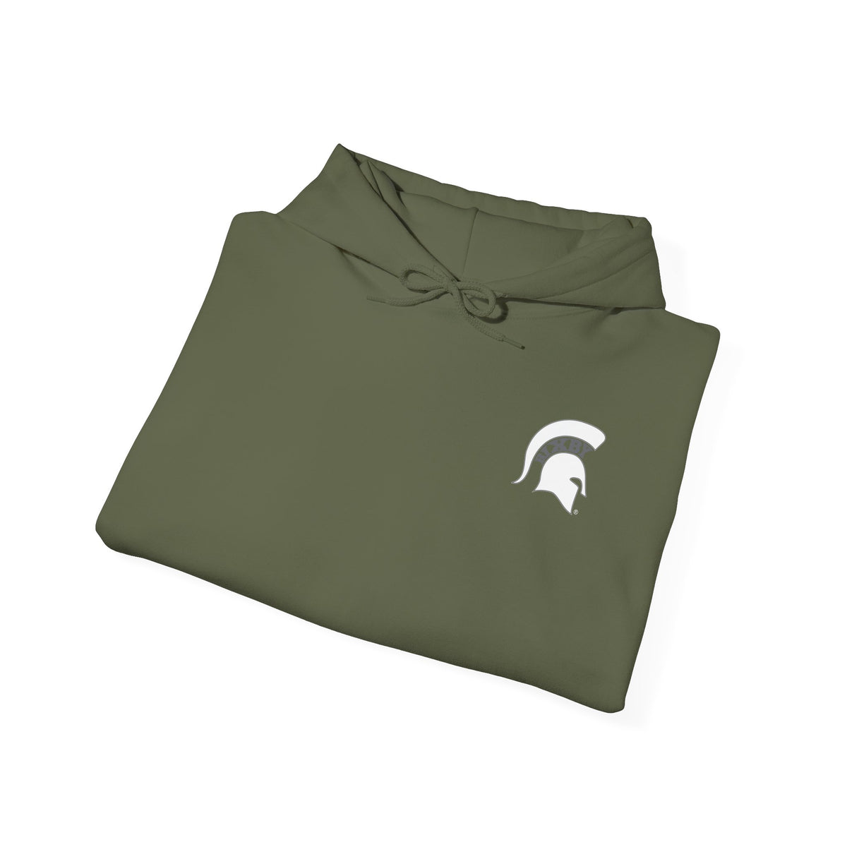 Bixby Spartans OK White Spartan Logo Hoodie
