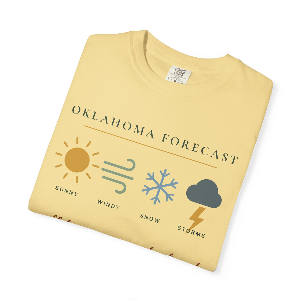 Oklahoma Forecast Tee | Comfort Colors