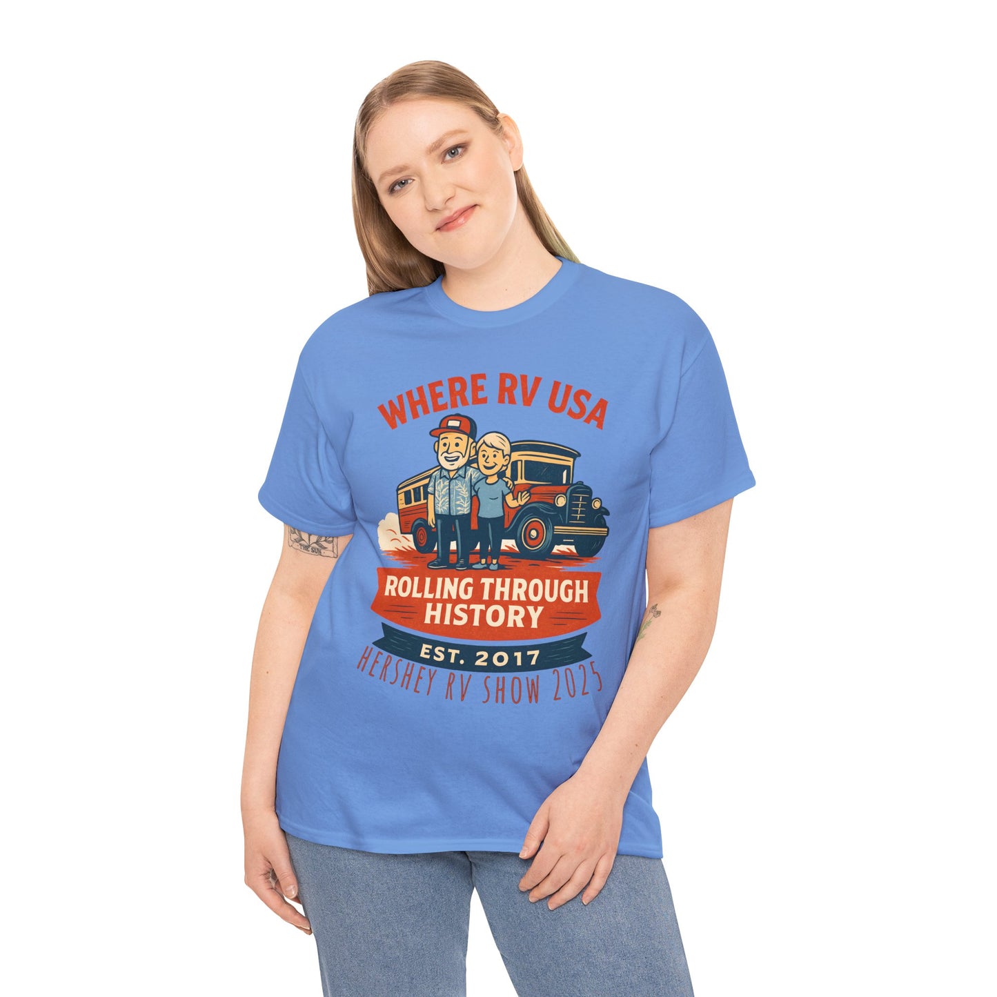 Where RV USA Rolling Through History Limited Edition Tee