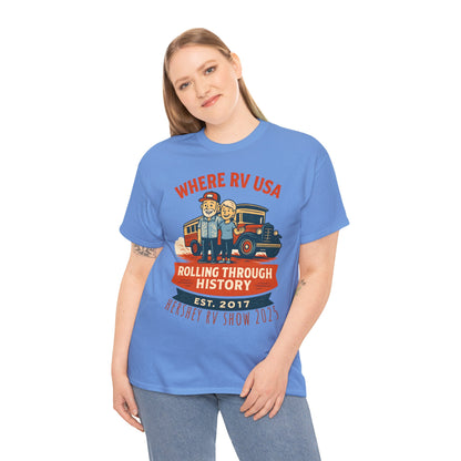 Where RV USA Rolling Through History Limited Edition Tee