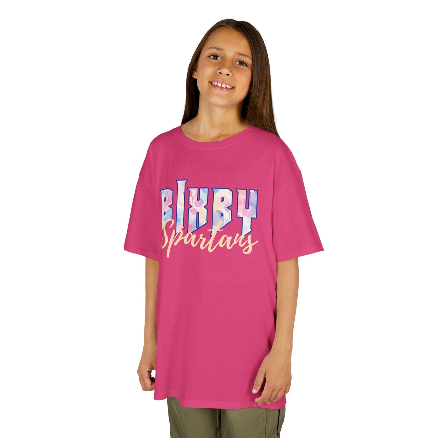 Bixby Spartans Retro Floral School Spirit