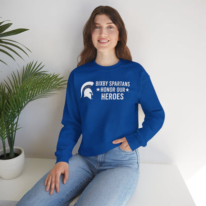 Spartans Honor Our Heroes Military Appreciation Gildan Sweatshirt