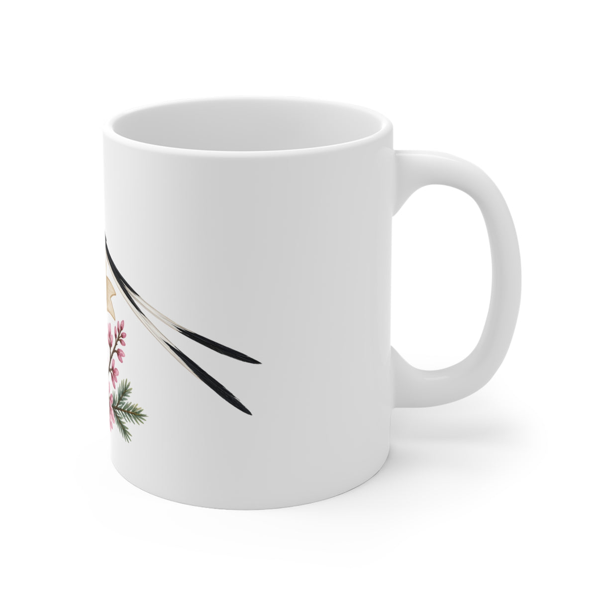 Bixby Oklahoma Coffee Mug | Scissortail Garden Script Diner Mug