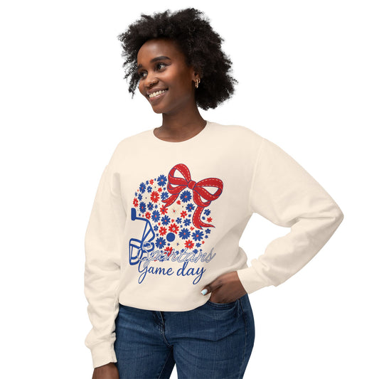 Spartans Floral Helmet Premium Comfort Colors Sweatshirt