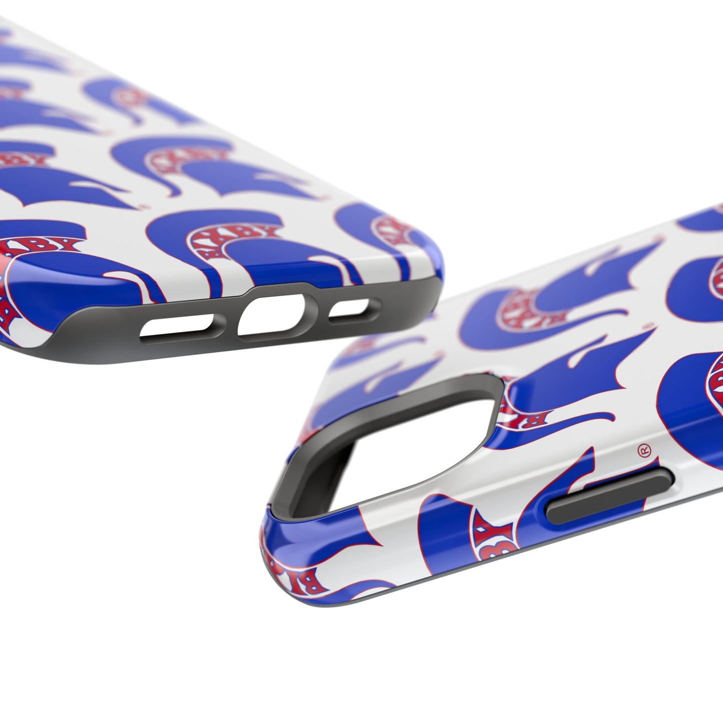 Bixby Spartan Blue Logo Impact Resistant iPhone Case