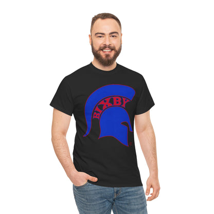 Spartan Blue Logo Gildan Tee