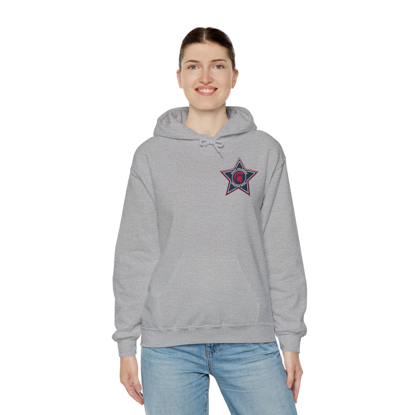 Spartan Pride Star Logo Gildan Hoodie