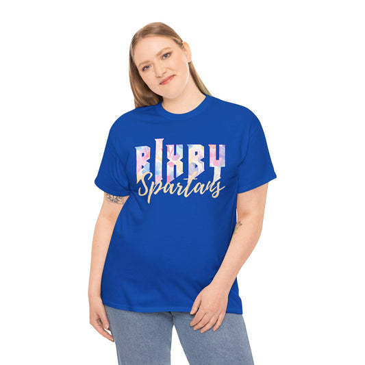 Bixby Spartans Retro Pastel Floral Print School Spirit