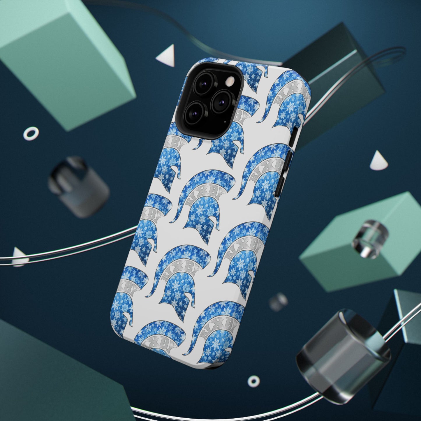 Bixby Spartan Winterfrost Logo Impact Resistant iPhone Case