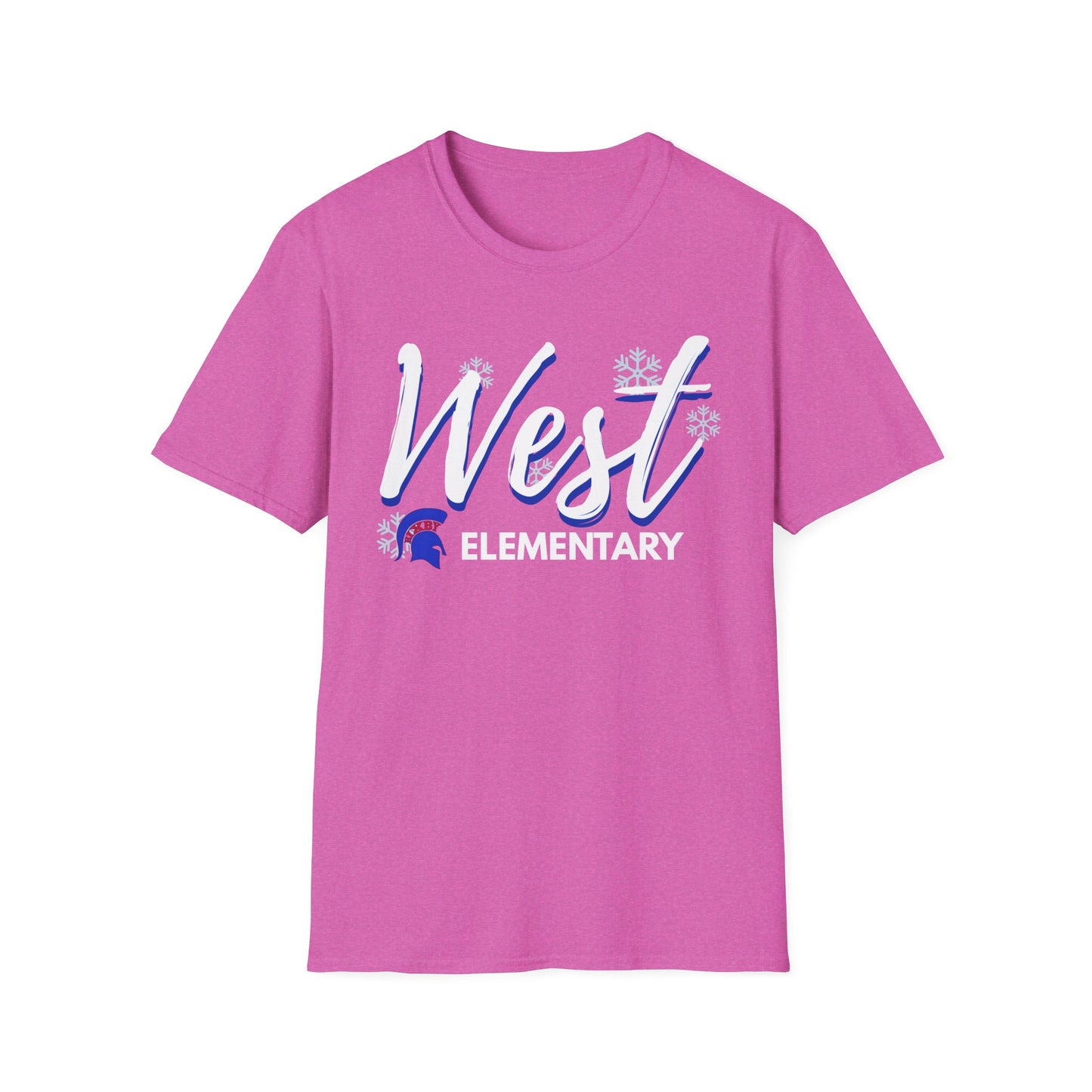 Bixby Spartan West Elementary Snow Day Softstyle Tee