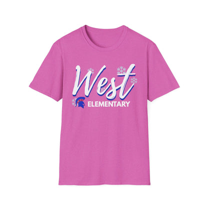 Bixby Spartan West Elementary Snow Day Softstyle Tee
