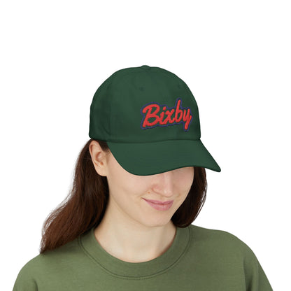 Bixby Spartans Retro Script Embroidered Dad Hat – Classic Adjustable Ball Cap