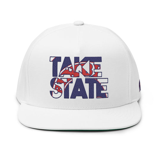 Bixby Spartan Take State Embroidered Flat Bill Hat