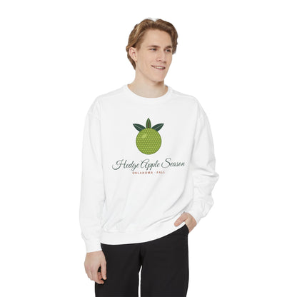 Hedge Apple Season Oklahoma Crewneck Sweatshirt | Comfort Colors