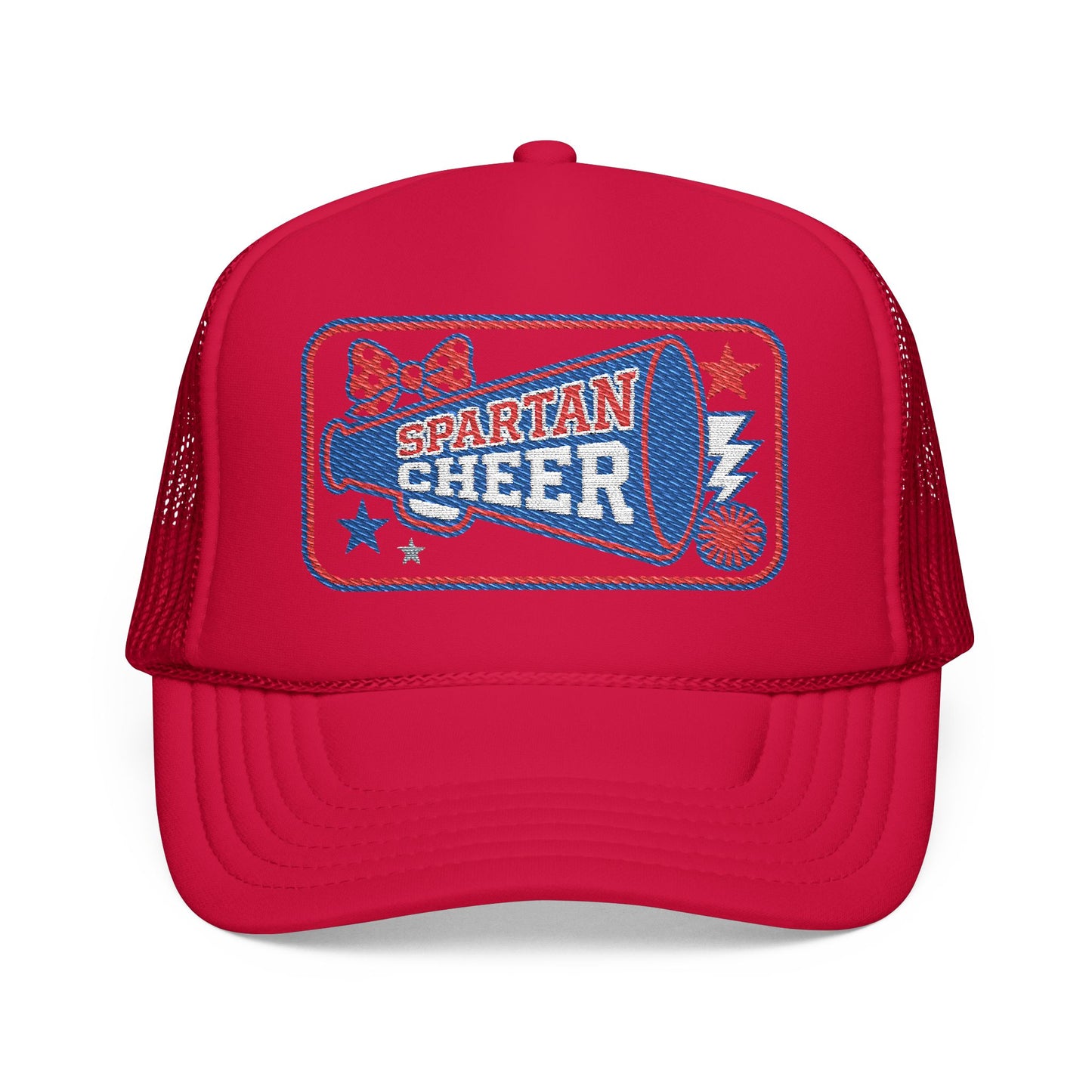 Spartan Cheer Embroidered Foam Trucker Hat