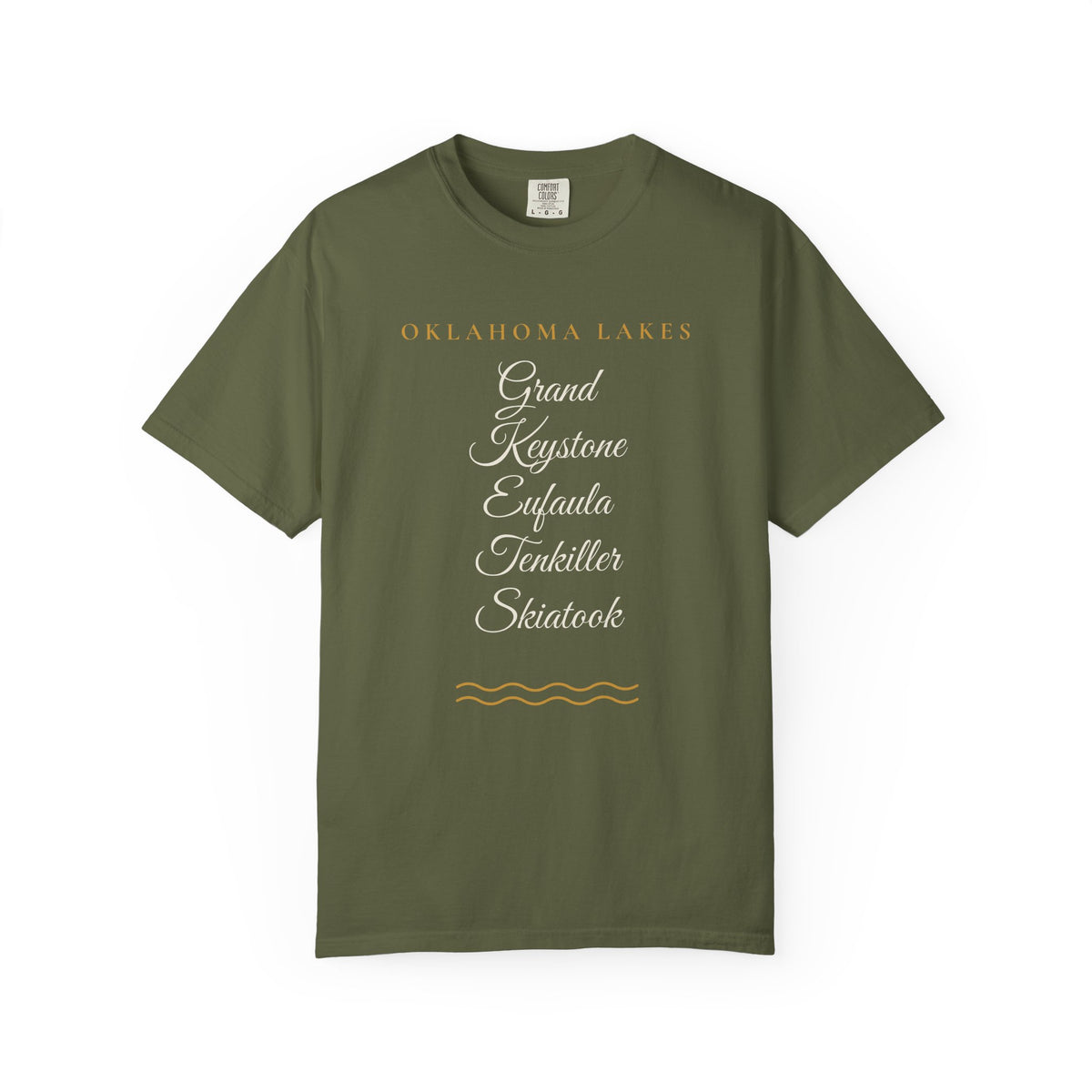 Oklahoma Lakes Tee | Comfort Colors
