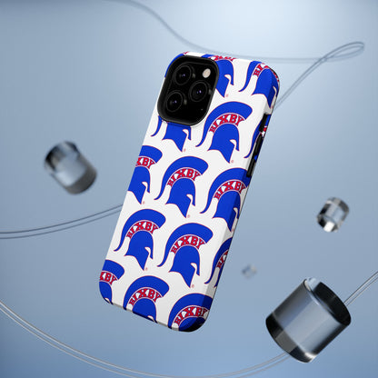 Bixby Spartan Blue Logo Impact Resistant iPhone Case