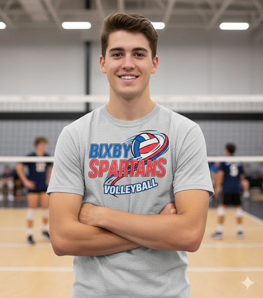 Bixby Spartans Volleyball Tee