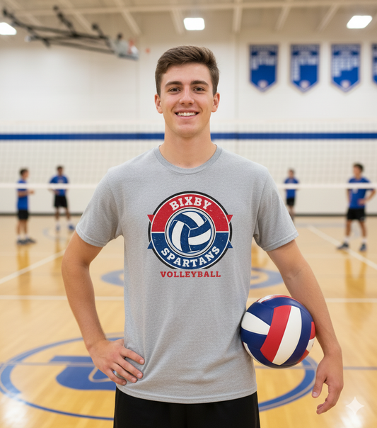 Bixby Spartans Volleyball Tee