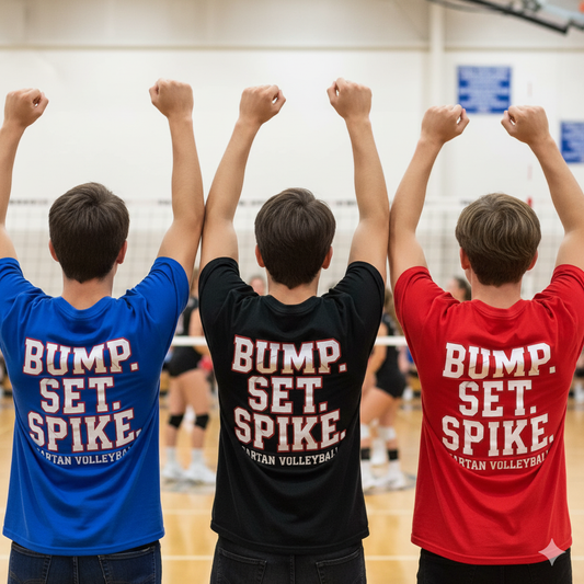 Bump. Set. Spike. Spartan Volleyball Gildan Tee