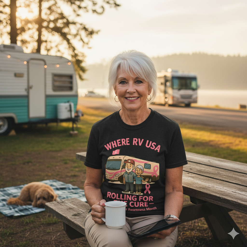 Where RV USA Breast Cancer Awareness Gildan Tee