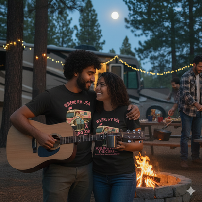 Where RV USA Breast Cancer Awareness Gildan Tee