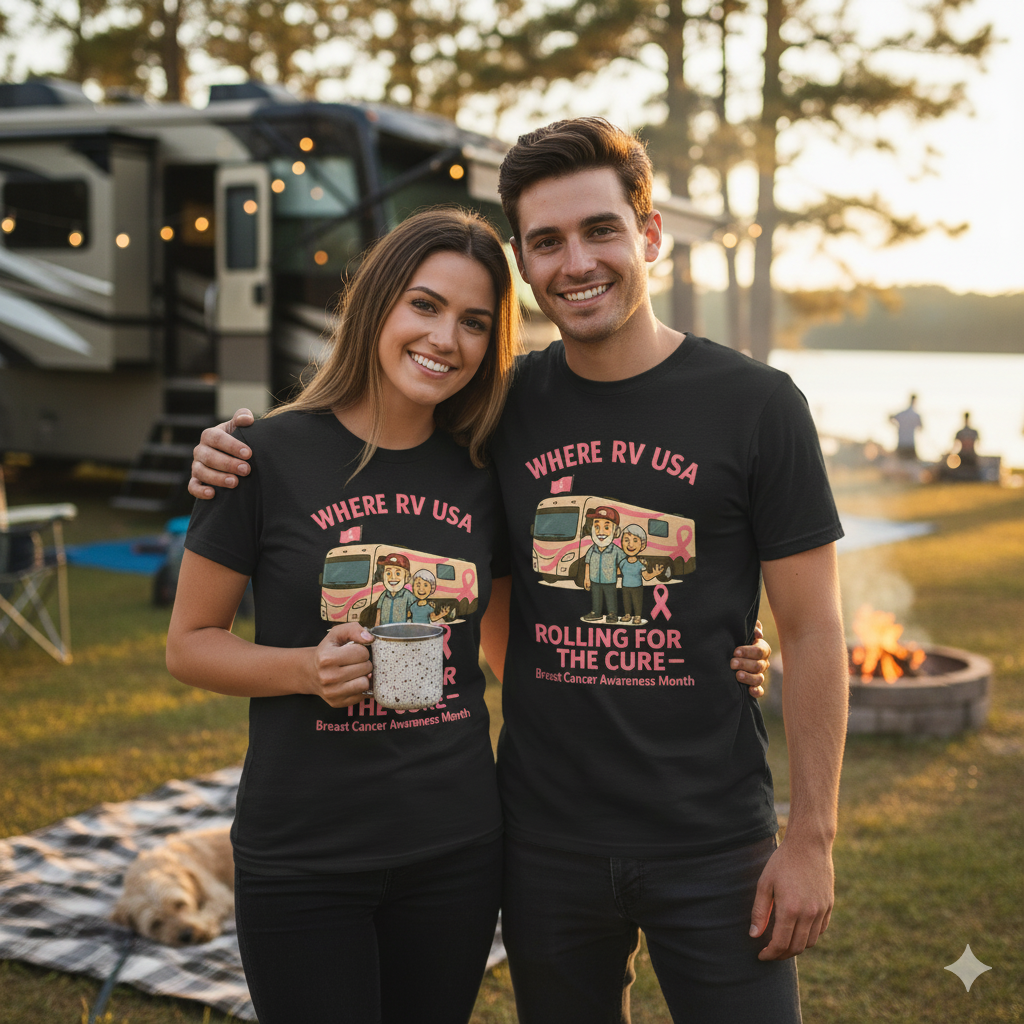 Where RV USA Breast Cancer Awareness Gildan Tee